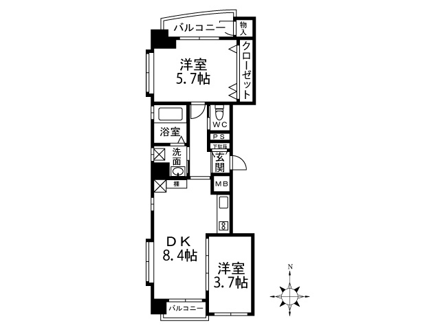 Cﾀｲﾌﾟ４８.８９㎡ 